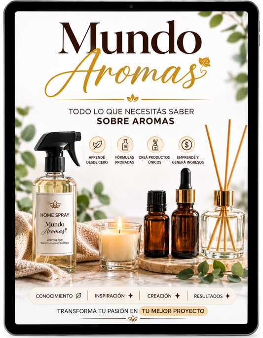 APRENDE Y EMPRENDE CON HOME SPRAY Y DIFUSORES +100 FORMULAS LISTAS