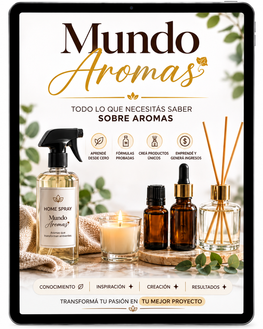 APRENDE Y EMPRENDE CON HOME SPRAY Y DIFUSORES +100 FORMULAS LISTAS PARA CREAR